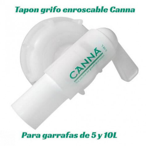 GRIFO TAPÓN CANNA PARA GARRAFAS DE 5 Y 10L