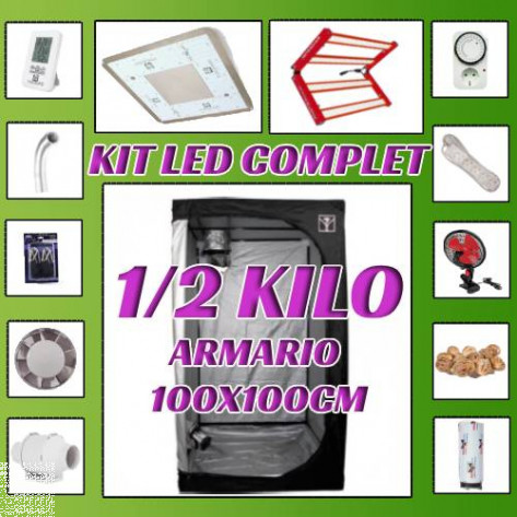 KIT LED CULTIVO 1/2 KILO COMPLET 
