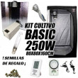 KIT CULTIVO INTERIOR BASIC 250W ARMARIO 80X80X160CM