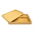 Raw bamboo rolling tray spirit box 